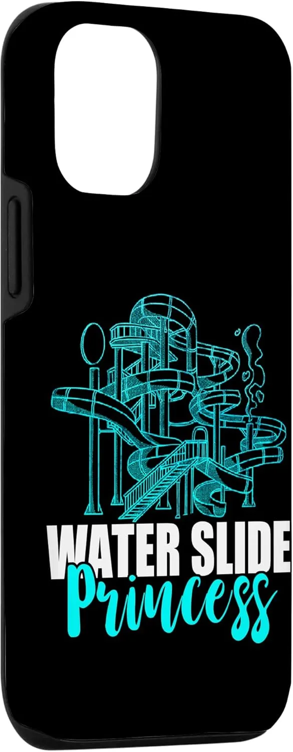 iPhone 12/12 Pro Water Slide Princess Swimming Waterslides Amusement Lover Case
