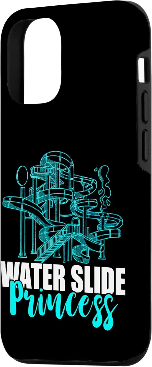 iPhone 12/12 Pro Water Slide Princess Swimming Waterslides Amusement Lover Case