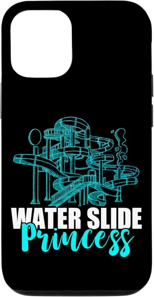 iPhone 12/12 Pro Water Slide Princess Swimming Waterslides Amusement Lover Case