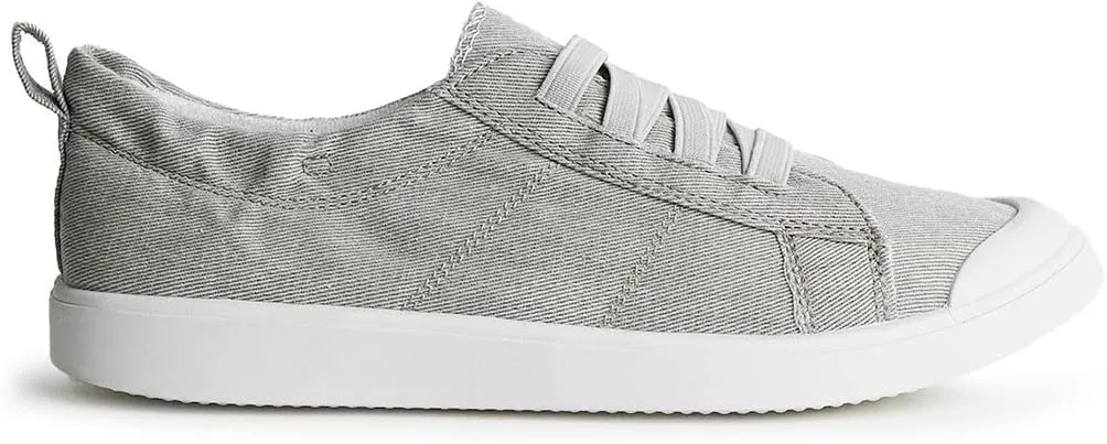 J. Adams Taylor Low-Top Sneakers - Easy Slip-on Elastics Shoe Laces - Comortable Walking Shoes