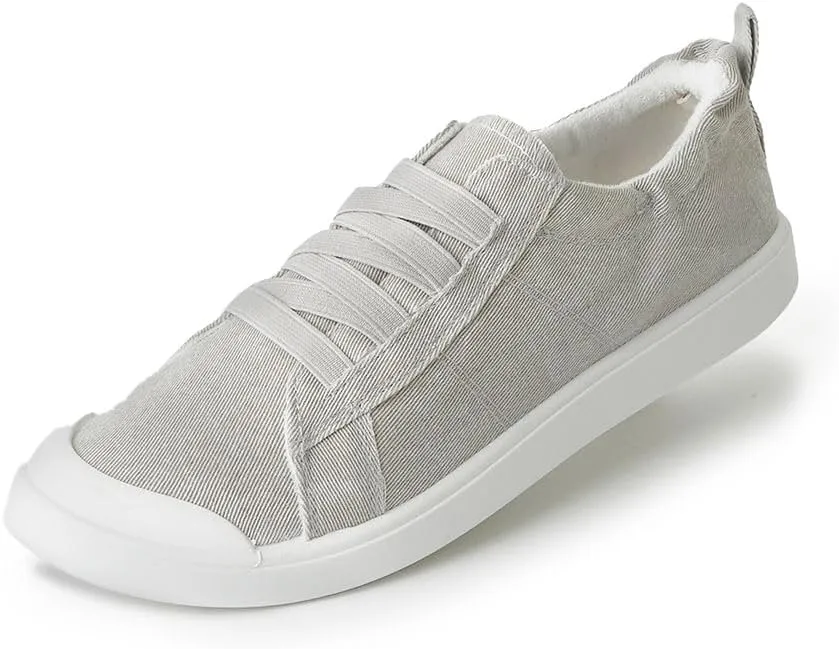 J. Adams Taylor Low-Top Sneakers - Easy Slip-on Elastics Shoe Laces - Comortable Walking Shoes
