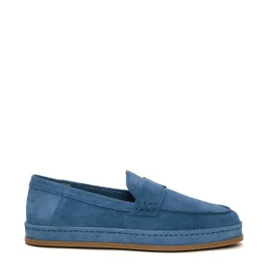 Jeans Suede Slip-On