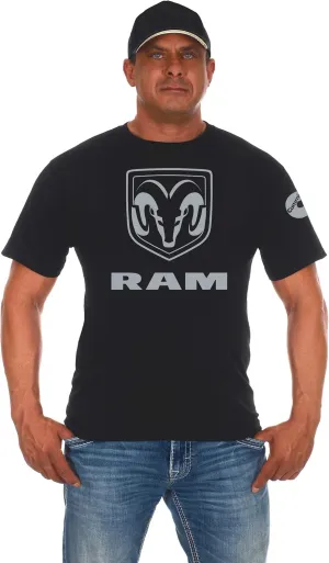JH DESIGN GROUP Men's Dodge RAM Cummins T Shirt Crew Neck Black Shirt