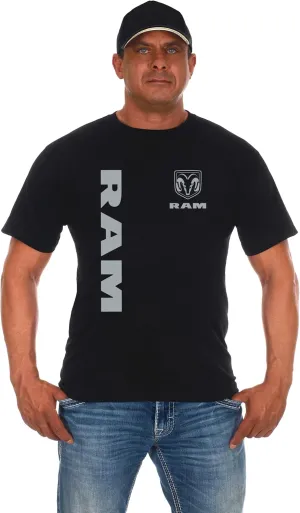 JH Design Men's Dodge Ram Classic T-Shirt Short Sleeve Crew Neck Shirt