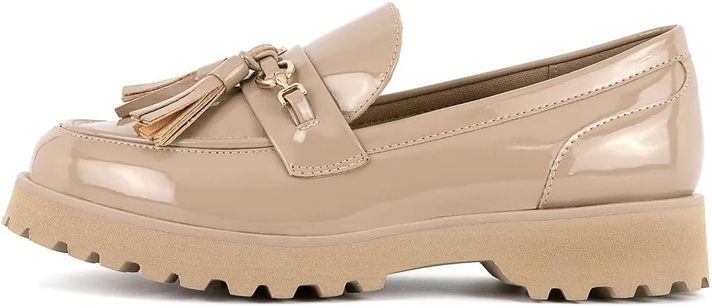Jones New York Women Platform Slip On Chunky Loafers Shoes Penny Loafers for Ladies