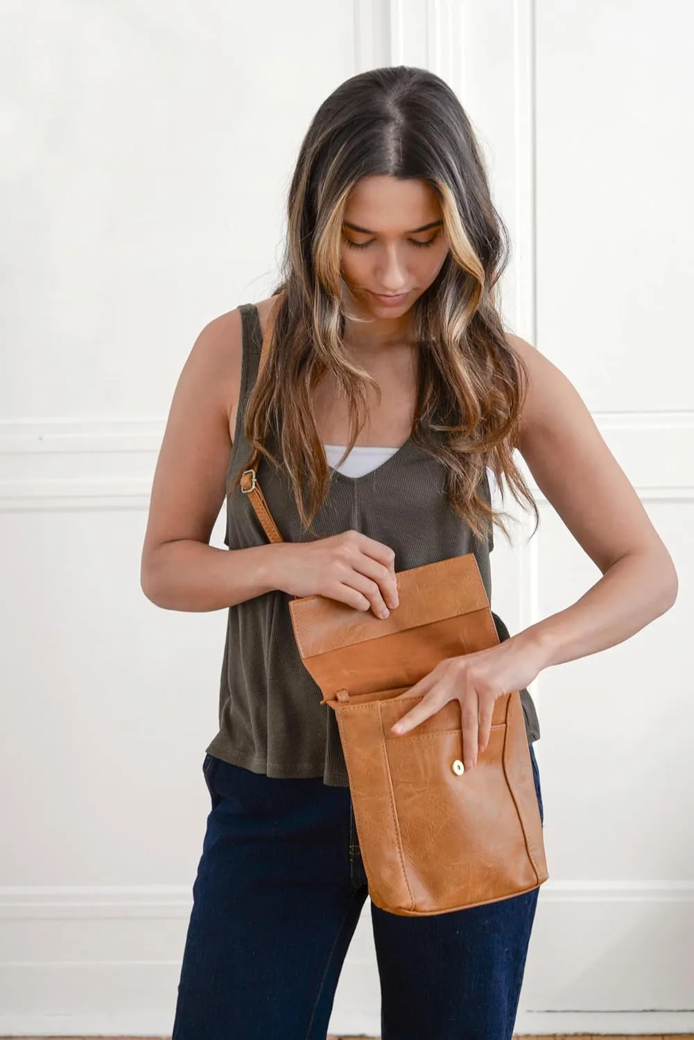 Joy Susan Women's Fashion Purse Jensy Front Flap Crossbody Handbag