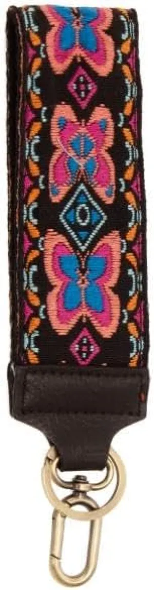 Joy Susan Women's Fashon Wristlet Purse Replacement Strap Easy Find Wristlet Keychain -