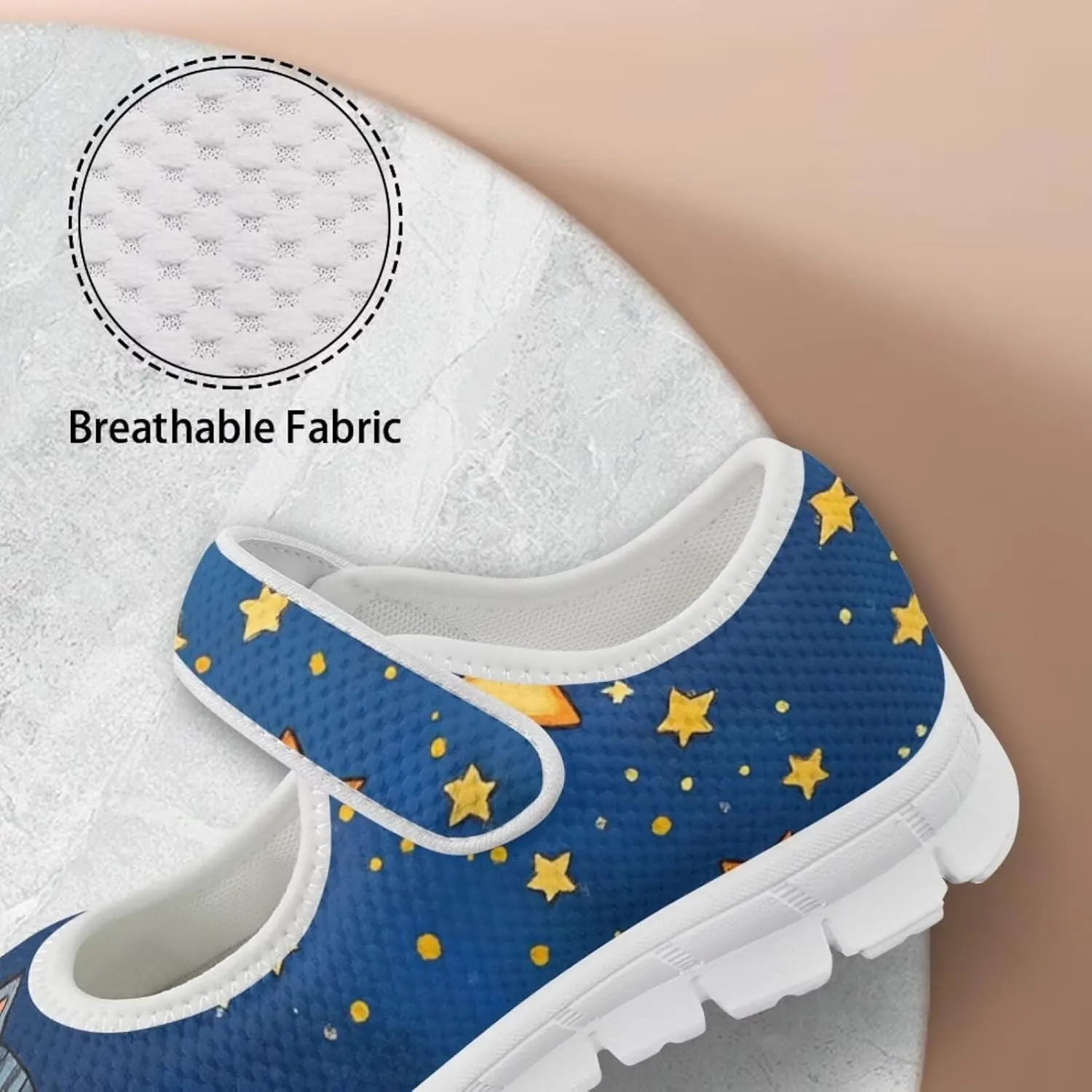JoyLamoria Cartoon Cat Slip on Walking Shoes Women s Mary Jane Flats,Breathable Comfort Low Heel Slip-on Barefoor Diabeti Shoes