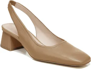 Juliet Holy Women's Slingback Low Chunky Heels Pumps Closed Square Toe Block Heel Slip On Party Dress Work Shoes