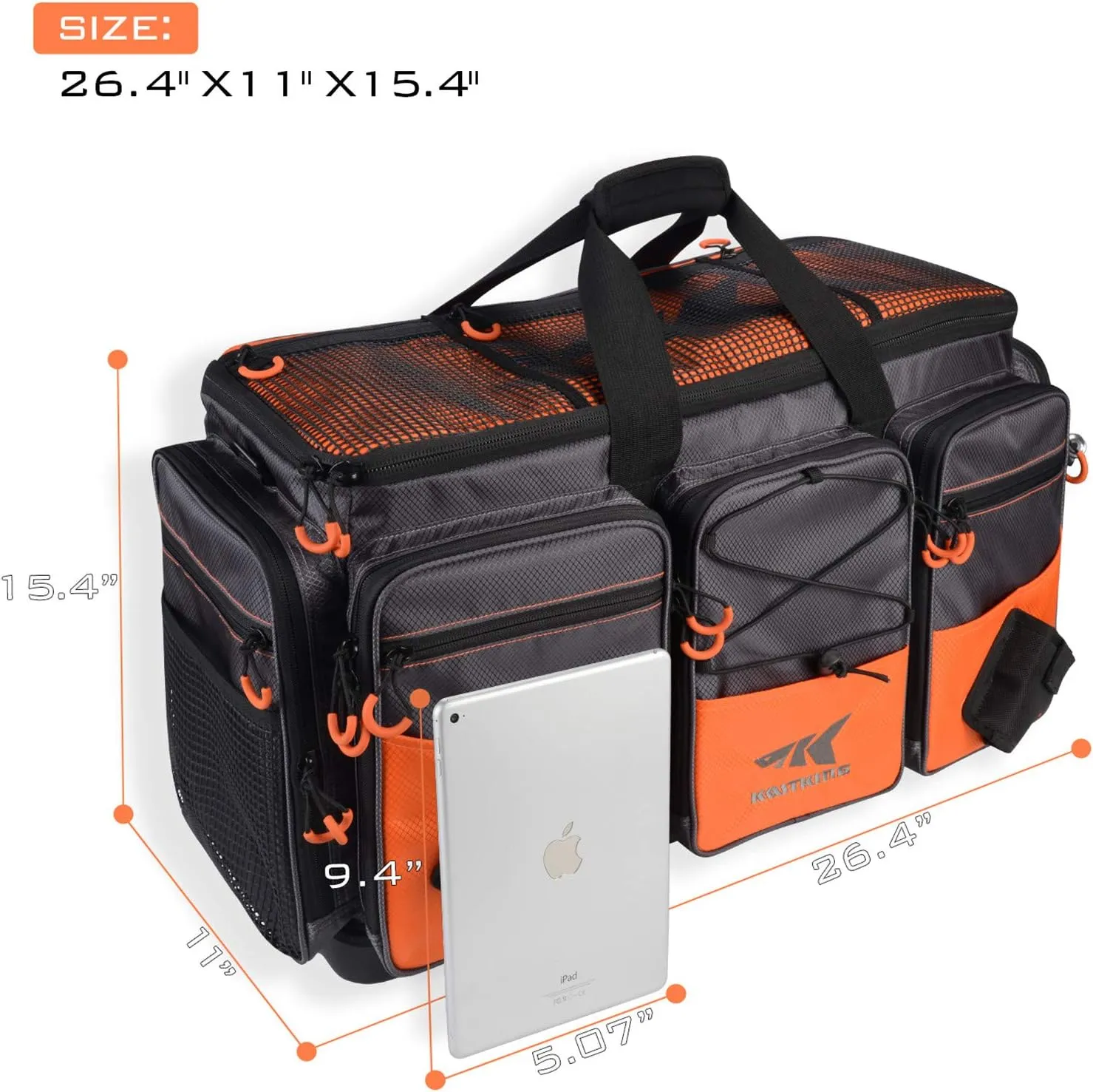 KastKing Fishing Gear & Tackle Bags - Saltwater Resistant Fishing Bags - Fishing Tackle Storage Bags