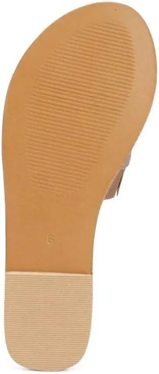 Kenneth Cole Women's Orton Slide Sandal with Circle Fringe Detail
