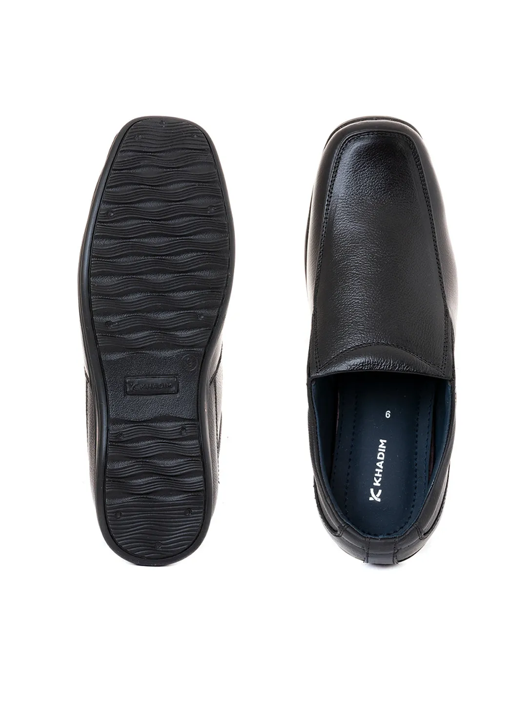 Khadim Leather Loafers Shoe for Men