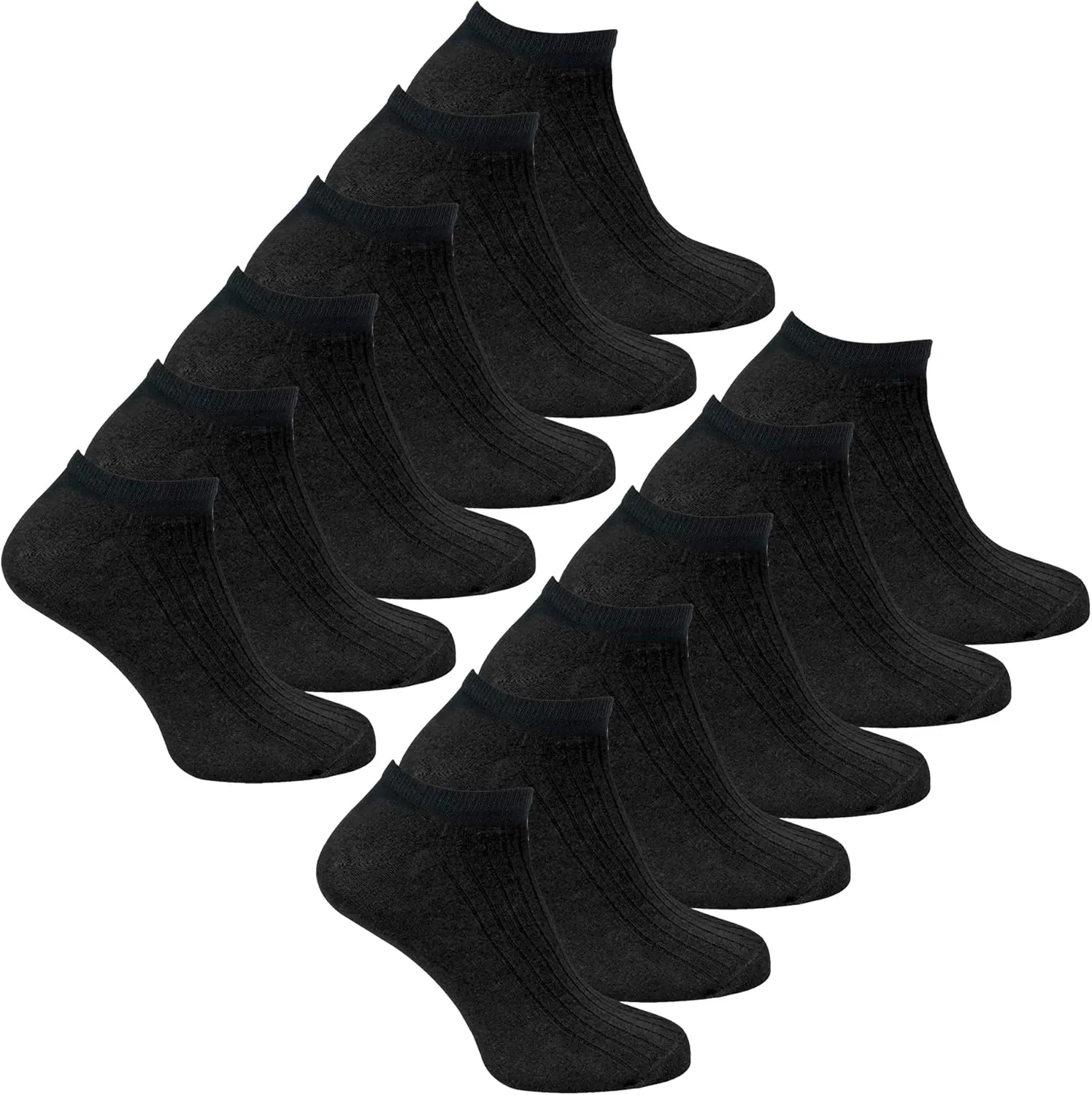 Kids 100% Cotton Ankle Socks | Sock Snob | Girls & Boys No Show Trainer Socks