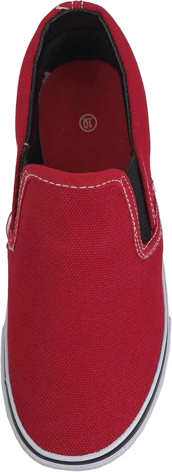Kid's Classic Slip On Canvas Sneaker Tennis Shoes
