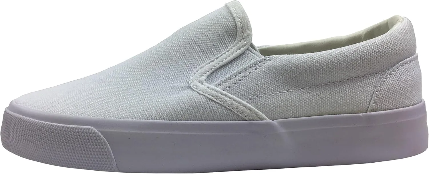 Kid's Classic Slip On Canvas Sneaker Tennis Shoes