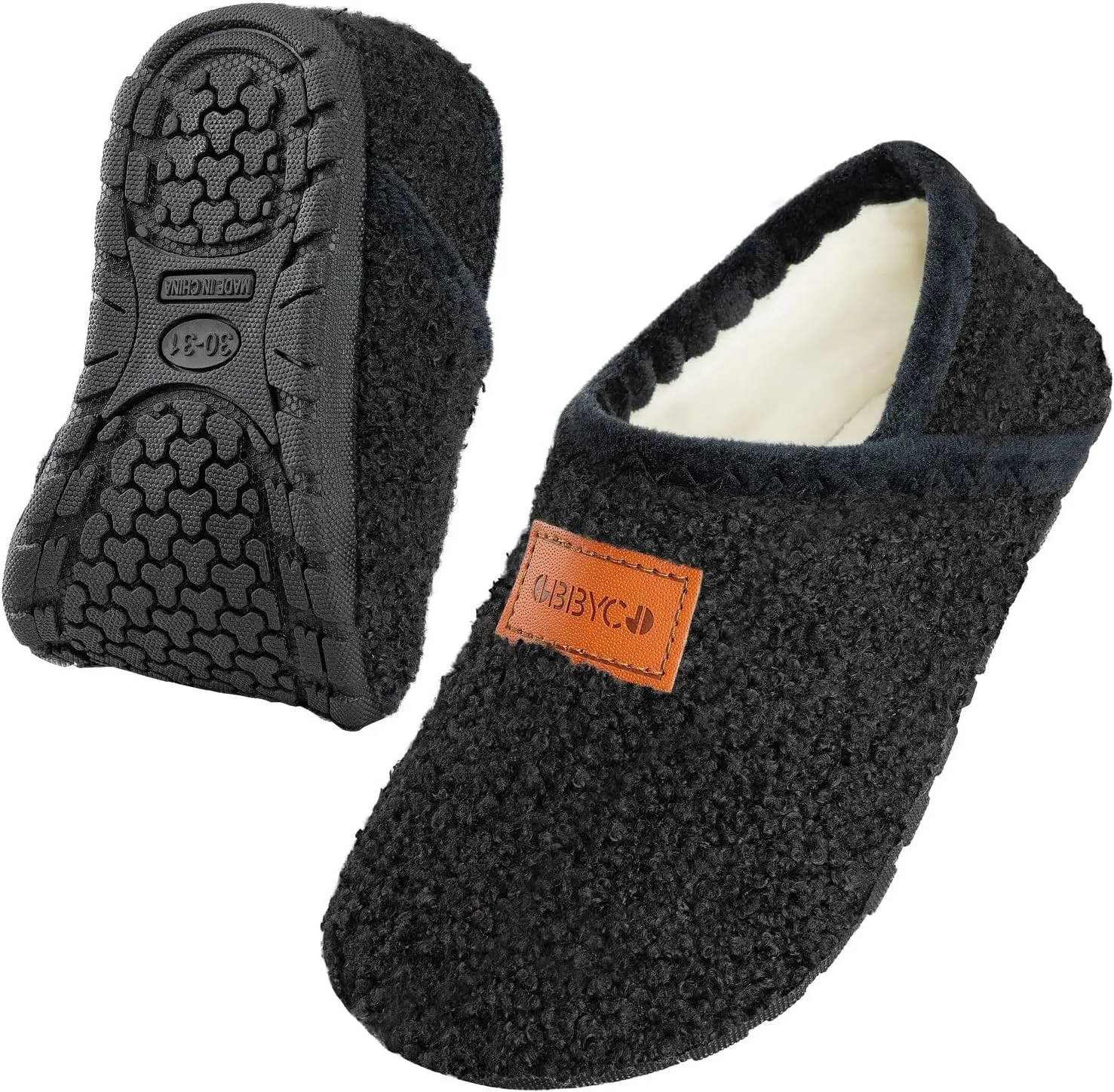 Kids House Slippers Toddler Home Shoes Cozy Lightweight Non-Slip Slippers Socks for Infant Little Boys Girls