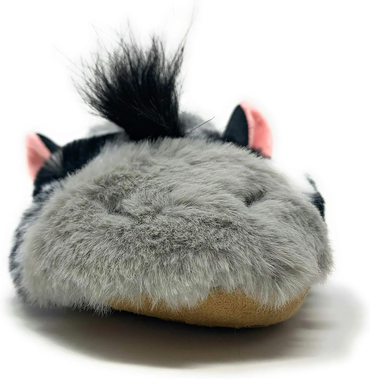 Kids Novelty Cute Plush Animal Slippers, Funny Fluffy Non-Slip House Shoes for Girls & Boys, Size 1-4