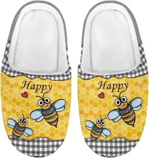 Kids Slip-On House Slipper Fuzzy Soft Non-Slip Outdoor Slippers Warm Comfortable Fluffy Slippers for Toddler US 9-15