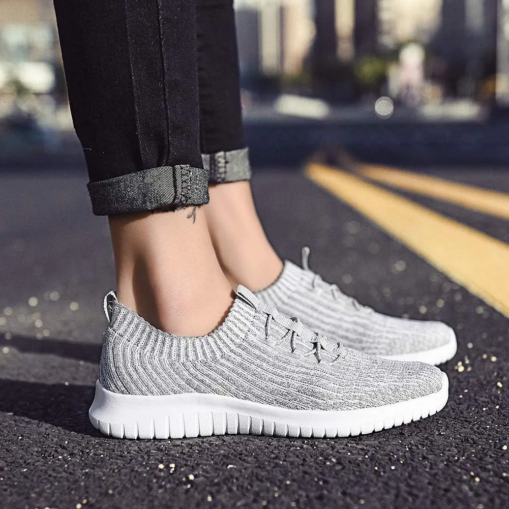konhill Women's Comfortable Walking Shoes - Tennis Athletic Casual Slip on Sneakers