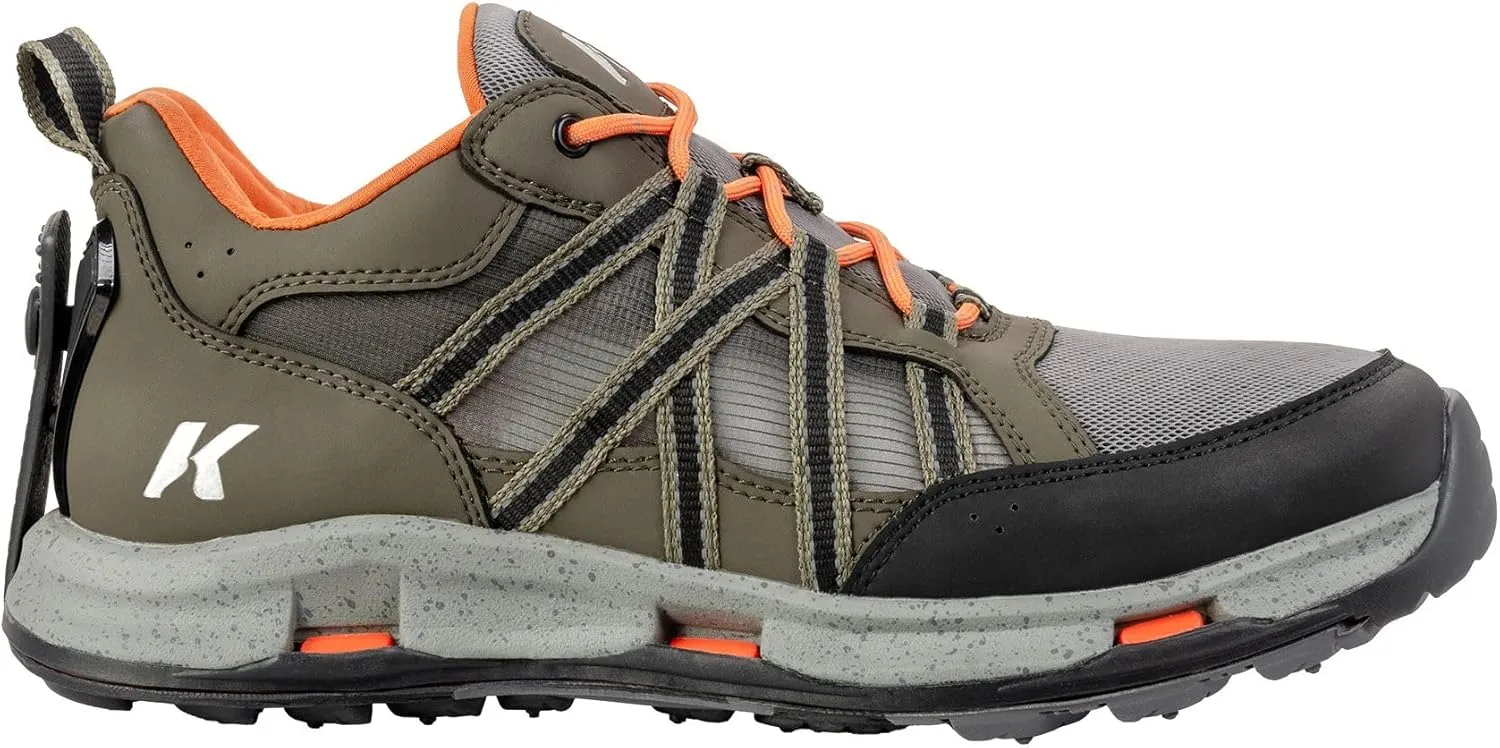 Korkers All Axis Men's Shoe Green w/Interchangeable Sole