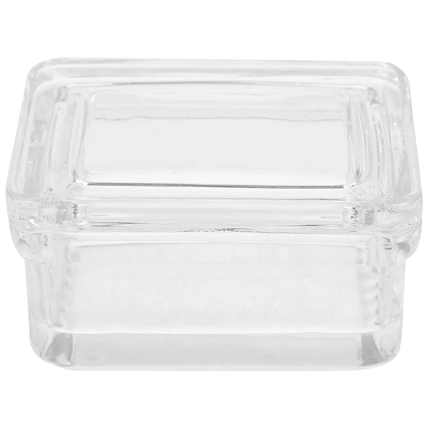 Laboratory Glass Staining Jar Transparent Staining Tank for Microscope Slides Reusable Practical Design with Lid Safe and Convenient Staining Holder