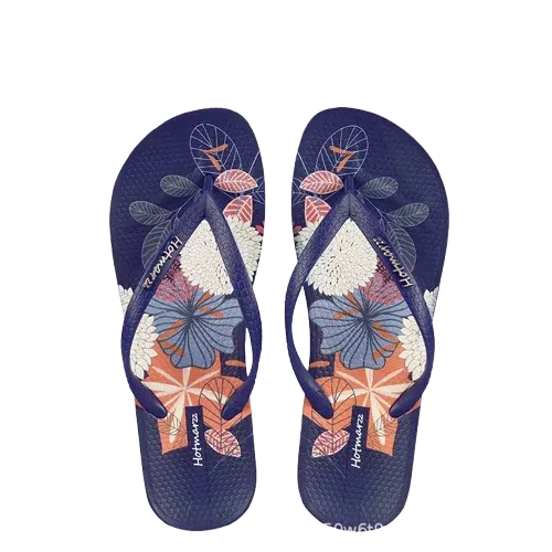 Ladies Floral Anti Slip Pool PVC Quick dry Flip Flops