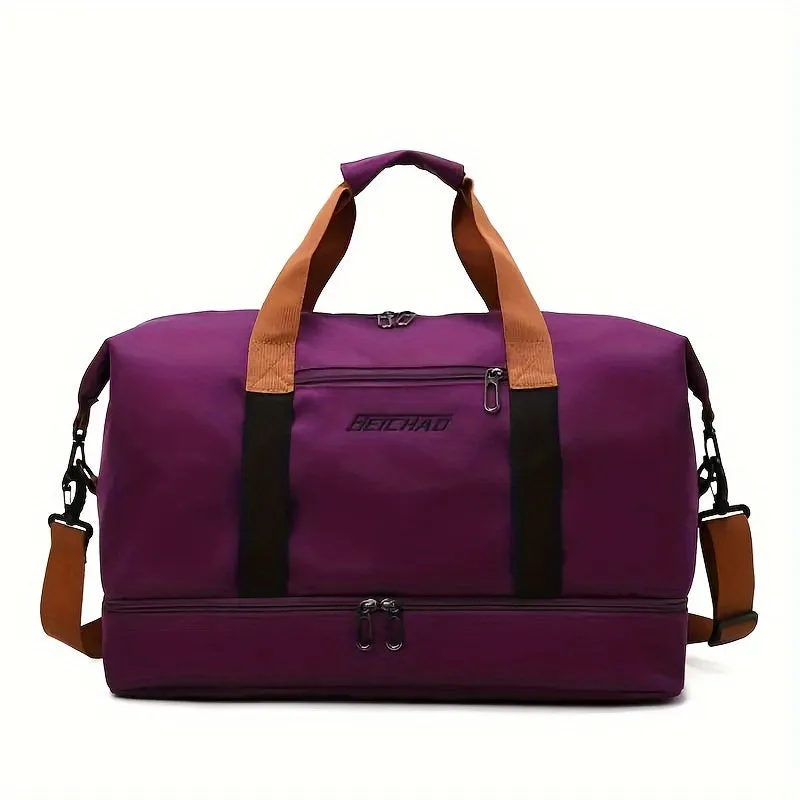 Large Capacity Boarding Luggage Bag Travel Bag Dry And Wet Separation