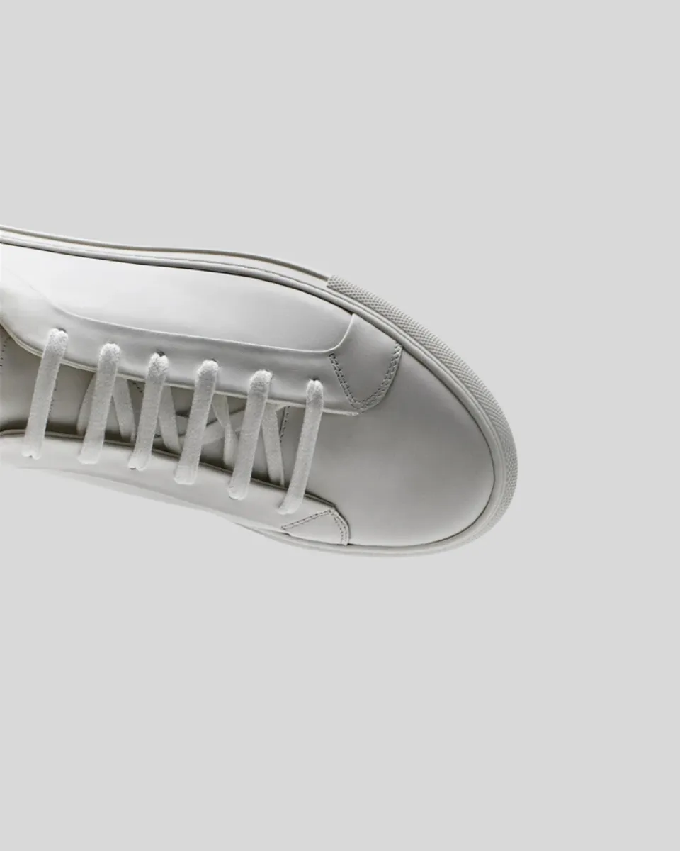 Leather Oxford Sneakers - White