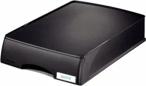 Leitz A4 Letter Tray Drawer Unit, Black, Plus Range, 52100095