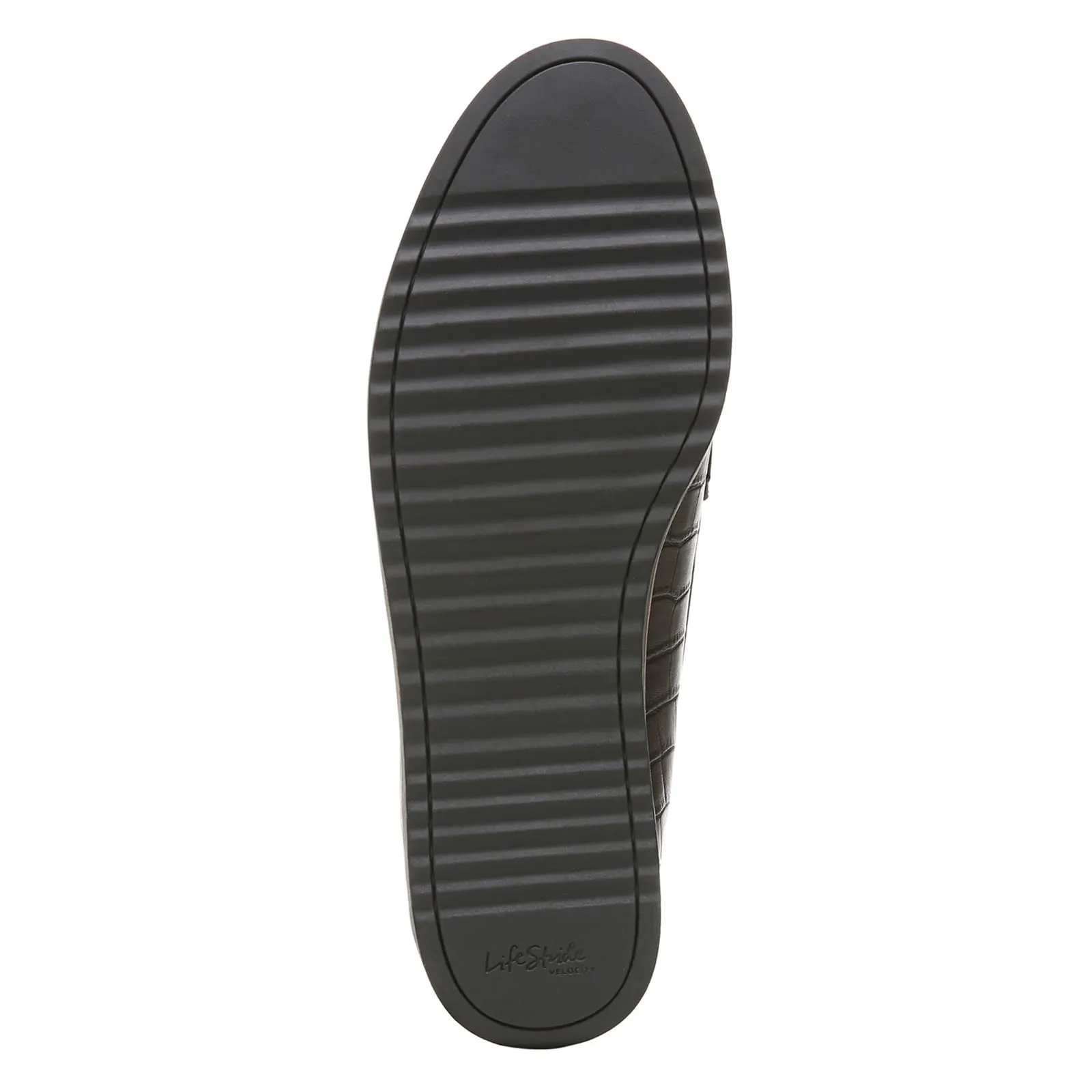 LifeStride Women's, Zee Loafer Brown Croc 7 W