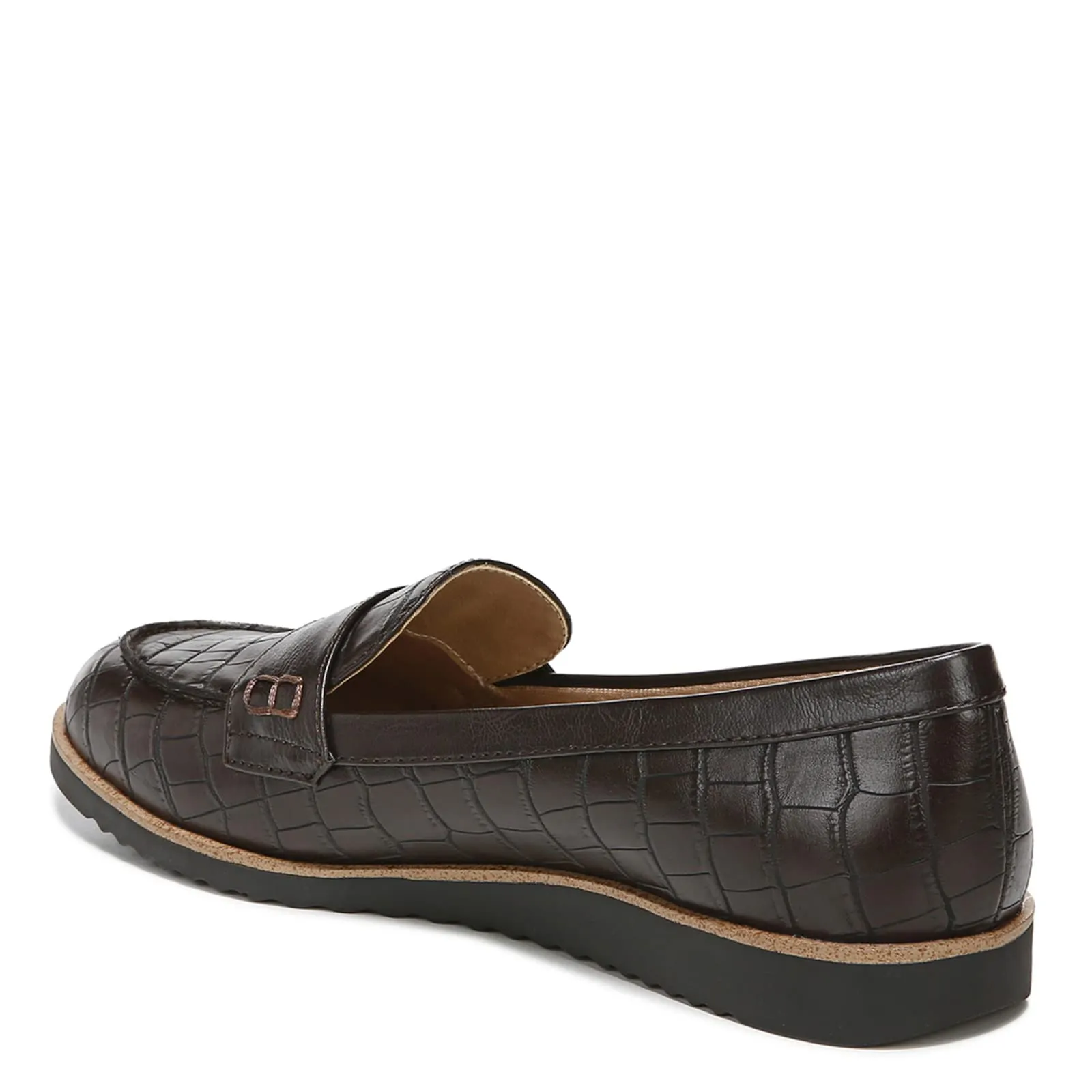LifeStride Women's, Zee Loafer Brown Croc 7 W