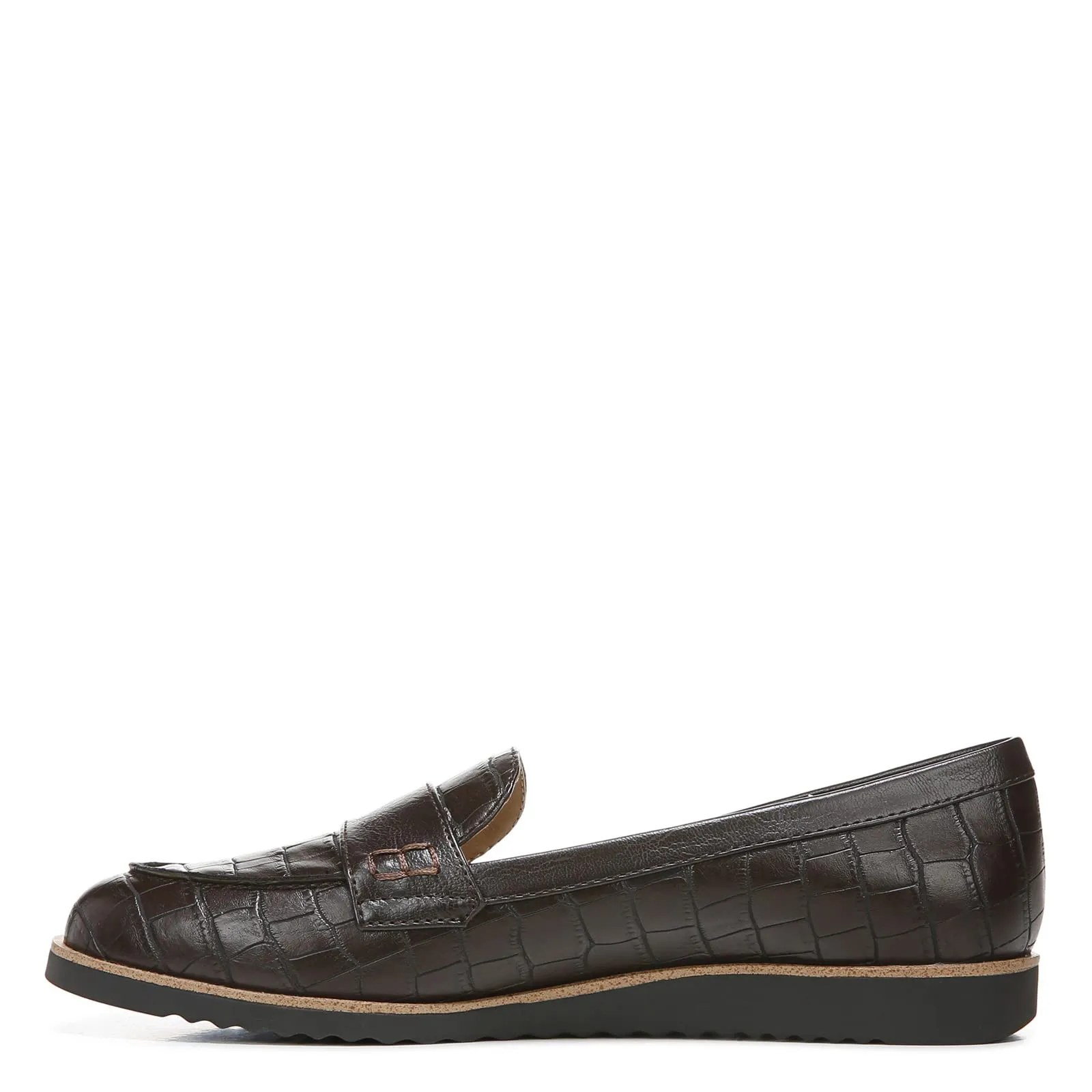 LifeStride Women's, Zee Loafer Brown Croc 7 W
