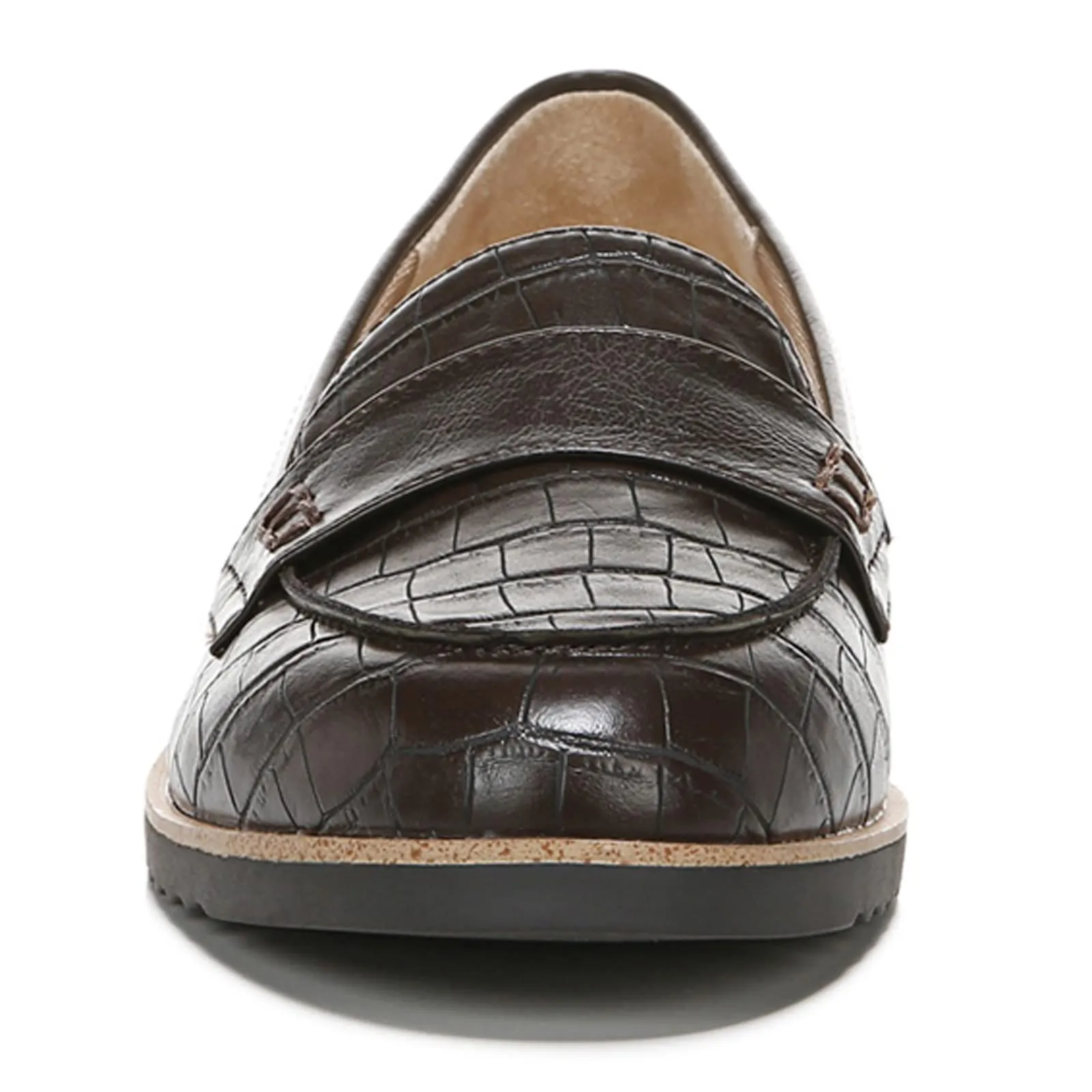LifeStride Women's, Zee Loafer Brown Croc 7 W
