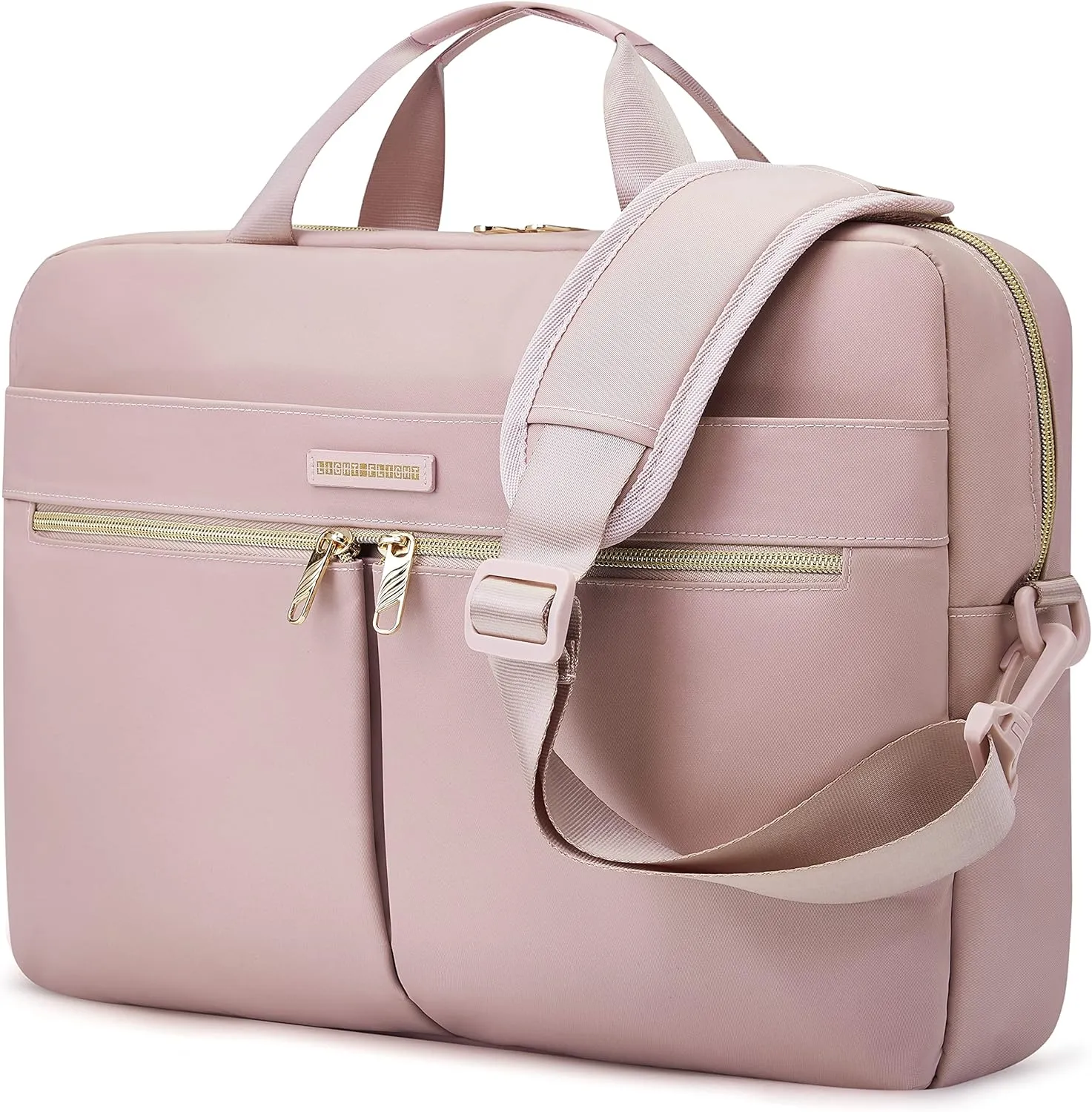 LIGHT FLIGHT 15.6/17.3 Inch Laptop Bag, Briefcase for Women, Large Laptop Case Computer Bag Office Travel Business, Nylon