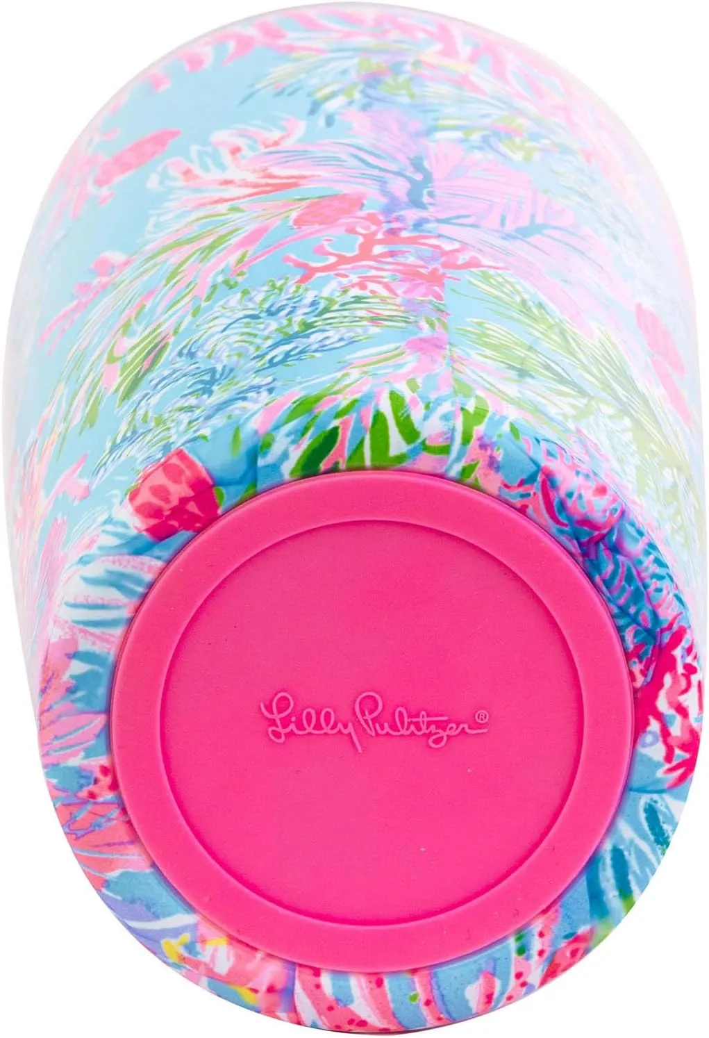 Lilly Pulitzer 20 Oz Insulated Tumbler with Lid, Stainless Steel Mug, Double Wall Metal Tumbler for Hot and Cold Drinks, Cay to my Heart
