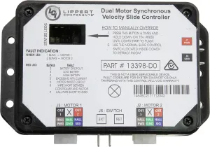 Lippert Replacement V-Sync II Controller for Various In-Wall Slide-Outs, Version 13398-DO Assembly for 3398-C2 Controllers, Exact-Match Component - 211852