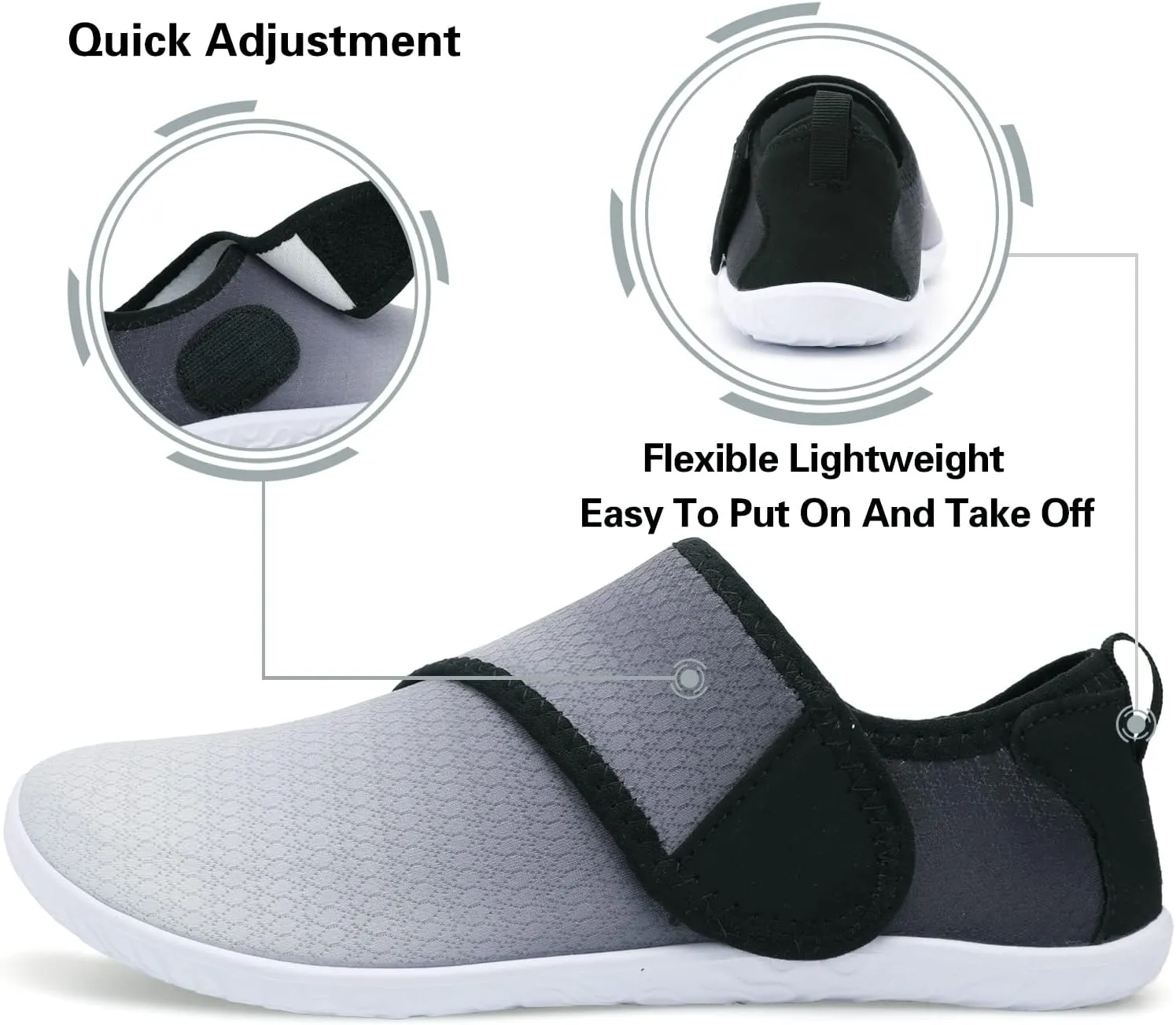 Lisdwde Women Men Water Shoes Quick Dry Breathable Aqua Sock Shoe for Summer Pool Swimming Beach Diving Walking