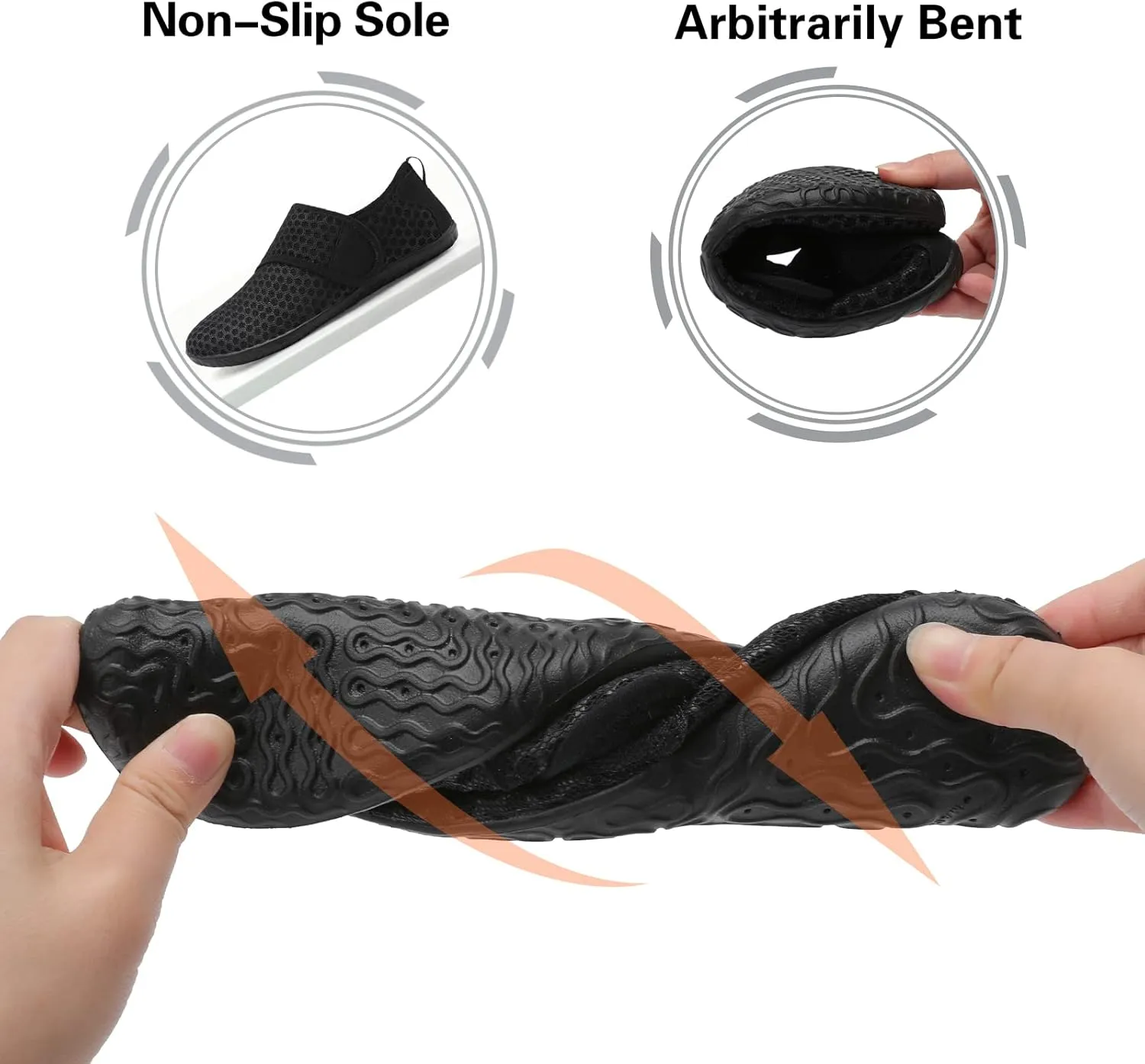 Lisdwde Women Men Water Shoes Quick Dry Breathable Aqua Sock Shoe for Summer Pool Swimming Beach Diving Walking