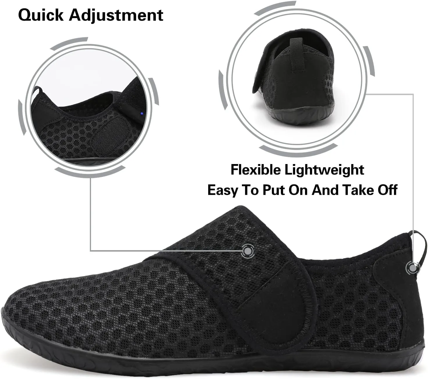 Lisdwde Women Men Water Shoes Quick Dry Breathable Aqua Sock Shoe for Summer Pool Swimming Beach Diving Walking