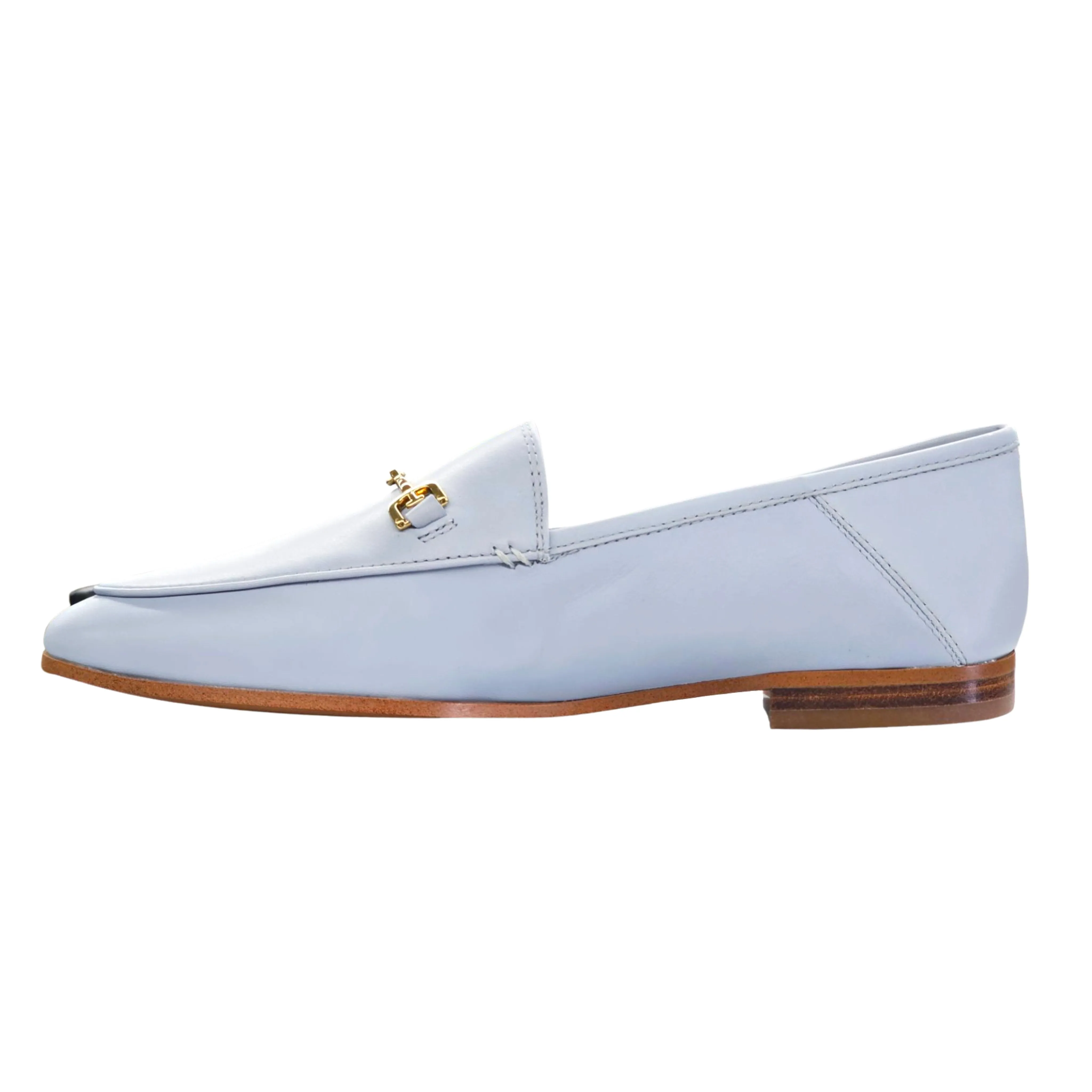 Loraine Competitive pricing Fashion Edelman Expansive catalogue Stacked Light On Slip Almond Loafers Heel Sam Blue Toe