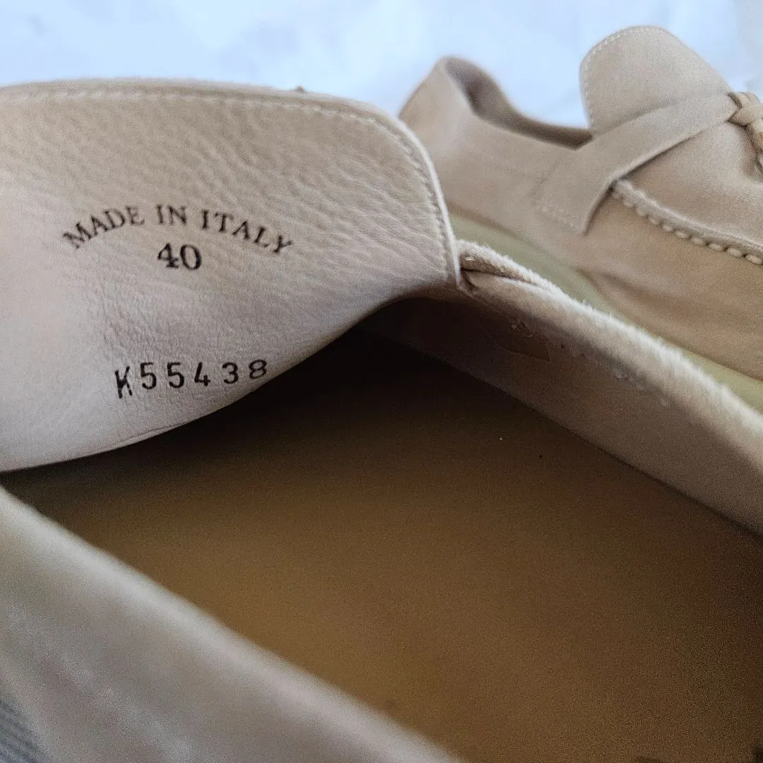 Loro Piana Suede Plush Summer Walk Loafer, 40