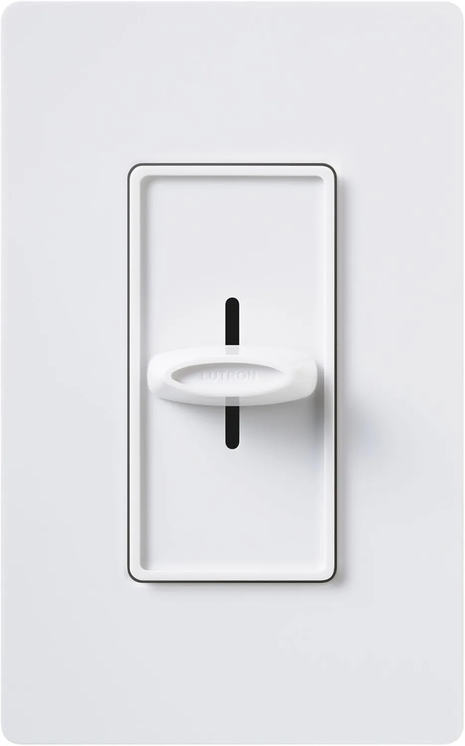 Lutron Skylark Slide-to-Off Dimmer, 1000-Watt Incandescent, Single-Pole, S-1000-WH, White