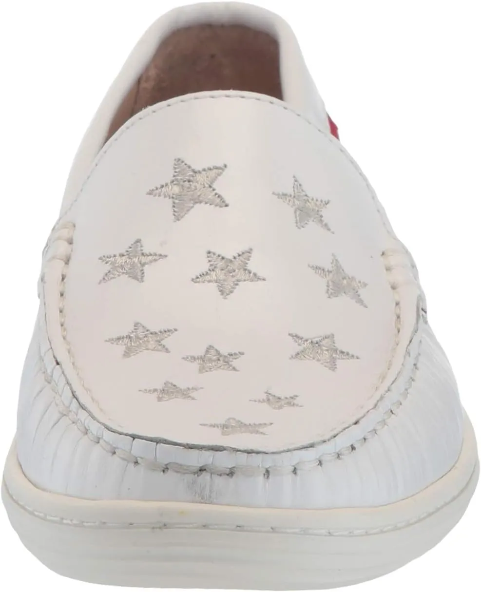 Marc Joseph New York Unisex-Child Leather Driver with Gold Star Detail Loafer