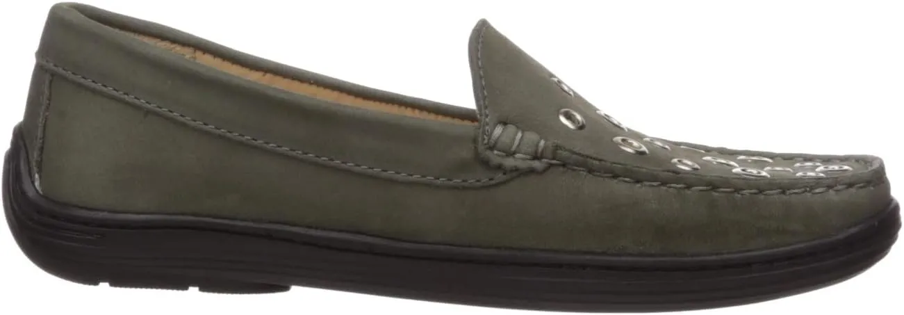 Marc Joseph New York Unisex-Child Leather Made in Brazil Mott Street Grommet Detail Loafer