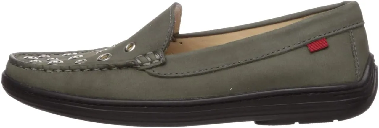 Marc Joseph New York Unisex-Child Leather Made in Brazil Mott Street Grommet Detail Loafer