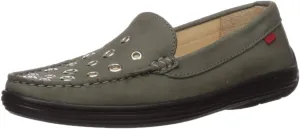 Marc Joseph New York Unisex-Child Leather Made in Brazil Mott Street Grommet Detail Loafer