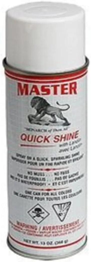 Master Quick Shine - 13 ounce can - Instant Shoe Shine