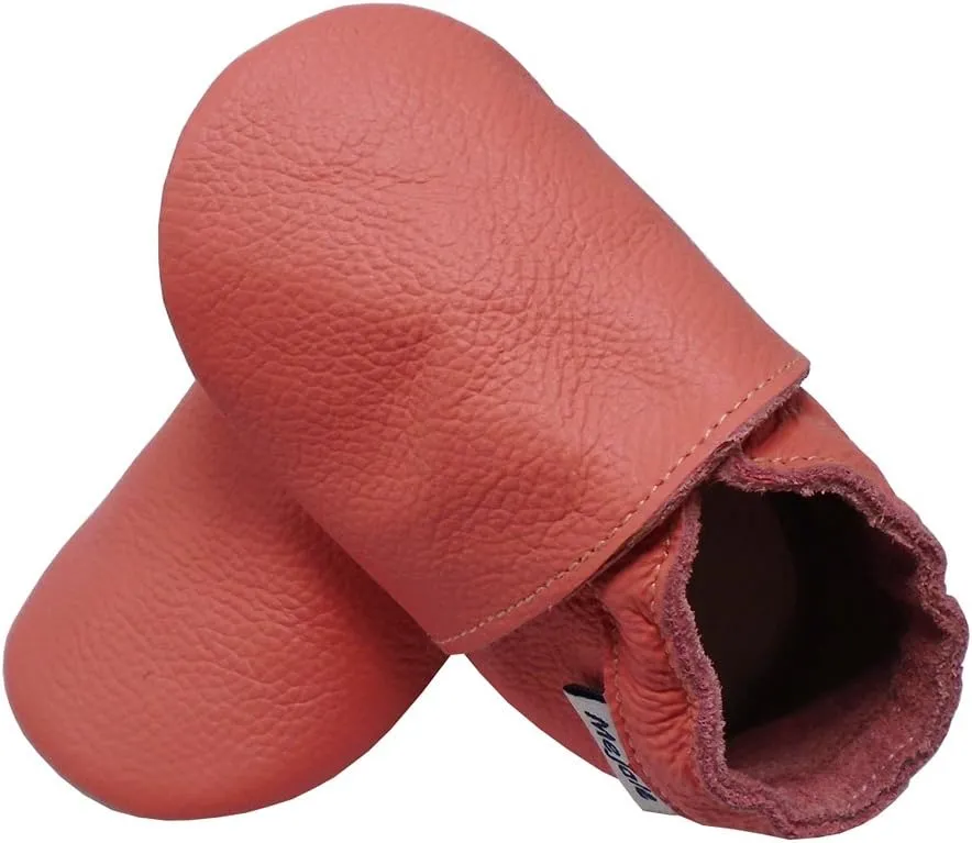 Mejale Baby Infant Toddler Shoes Slip-on Soft Sole Leather Moccasins Pre-Walkers