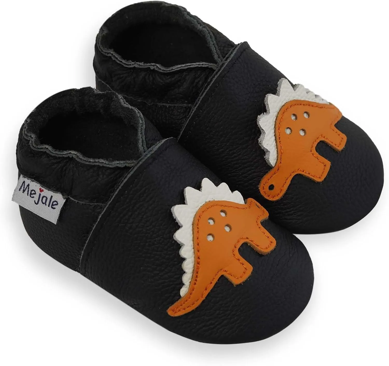Mejale Baby Shoes Soft Sole Leather Moccasins Cartoon Butterfly Infant Toddler First Walker Slippers