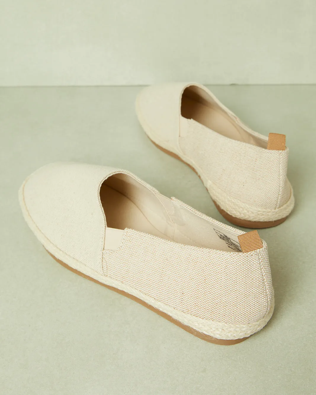 Men Beige Easy Slip-On Sneakers